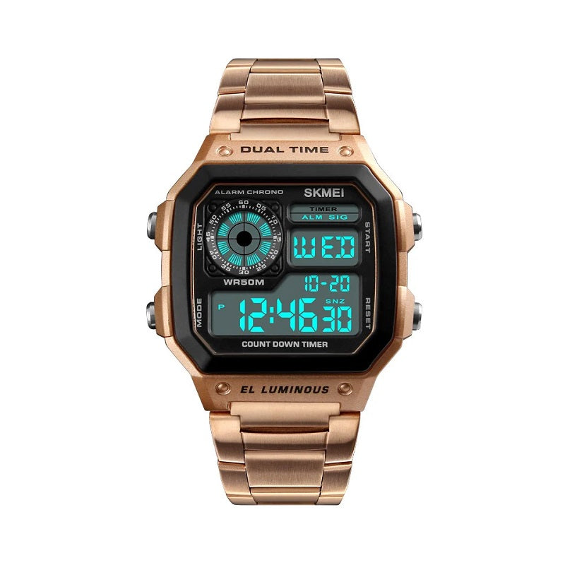 Digital wristwatch – Skmei - 1335 - Rose Gold