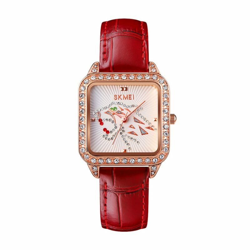 Analog Wristwatch – Skmei - 1768 - 017684 - Red/White