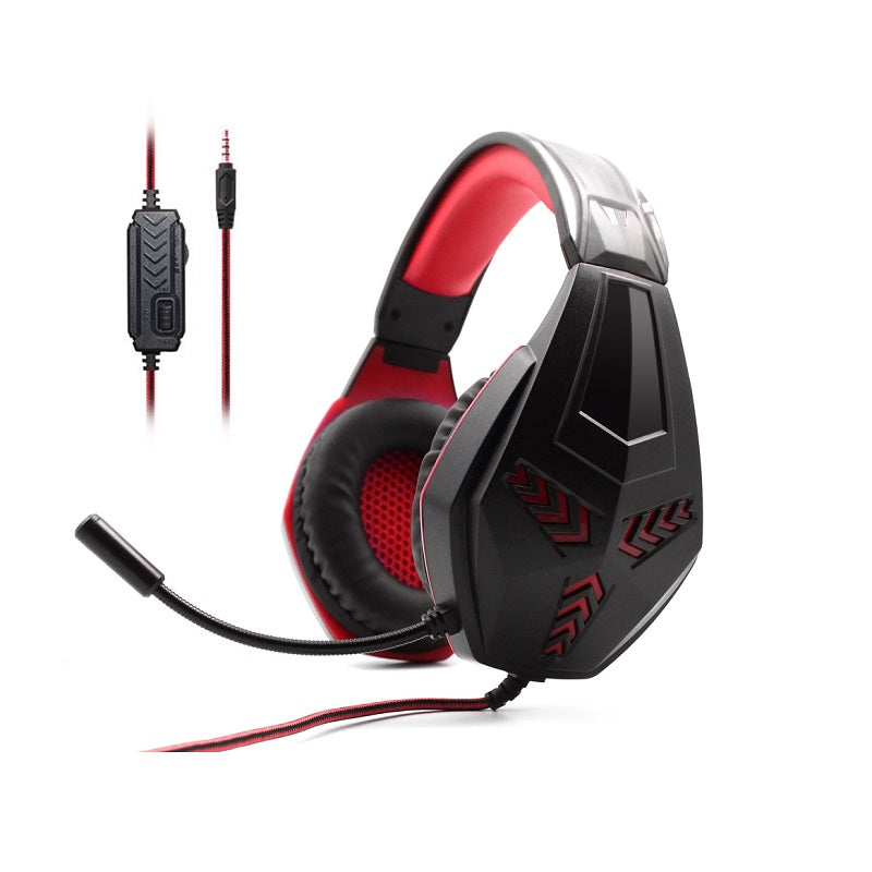 Wired Gaming Headphones - M-204 - KOMC - 302896 - Red