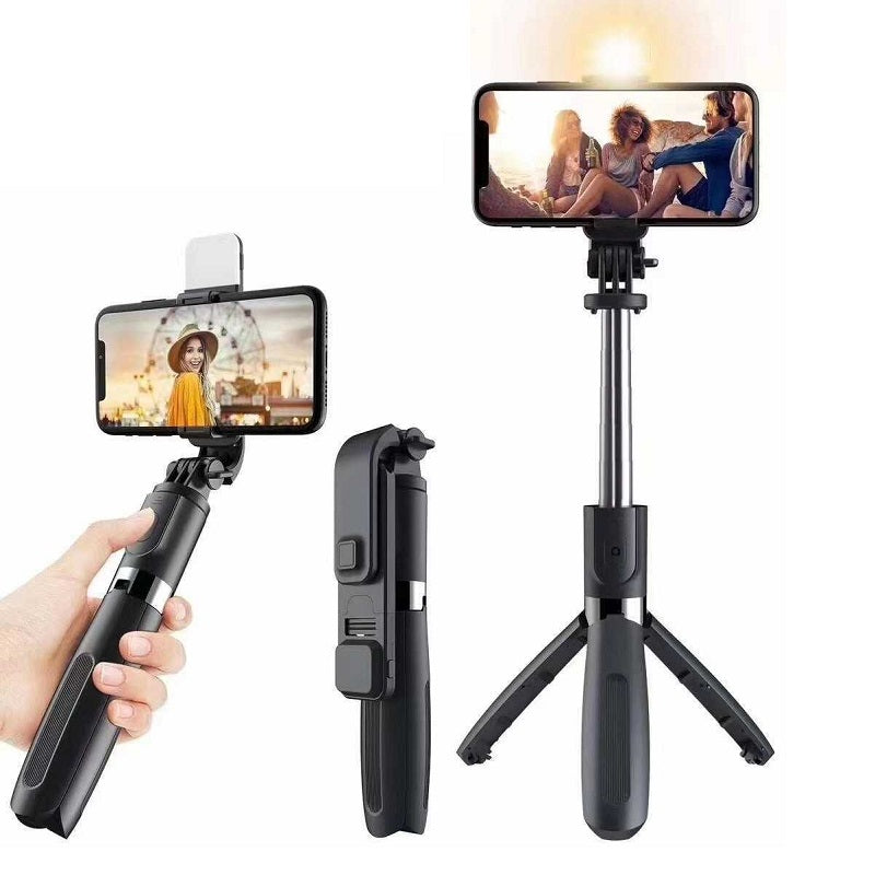 Selfie stick/stand tripod with lens - L02s - 882887 