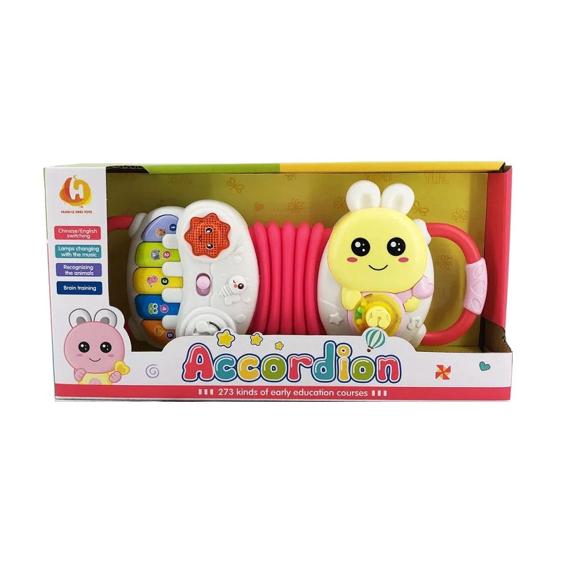 Baby Toy Accordion - 997-18A - 080600 - Pink