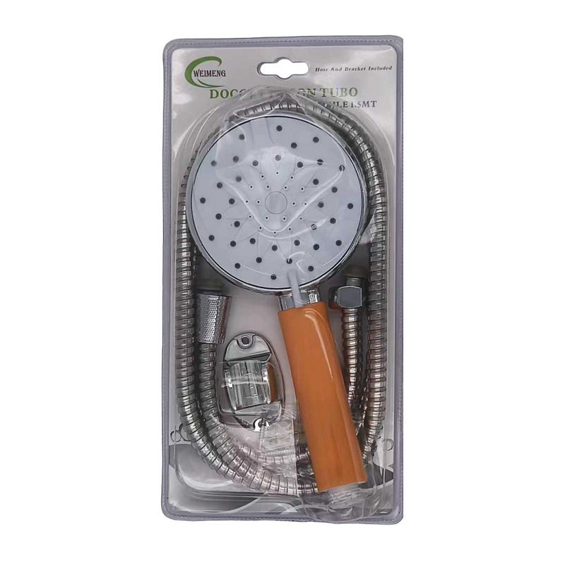 Shower head with spiral and pressure options - 1.5m - 088007