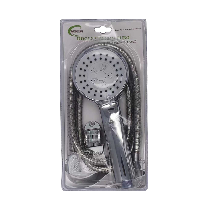 Shower head with spiral and pressure options - 1.5m - 088008