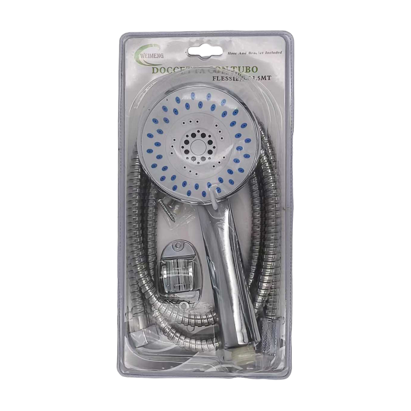 Shower head with spiral and pressure options - 1.5m - 088009
