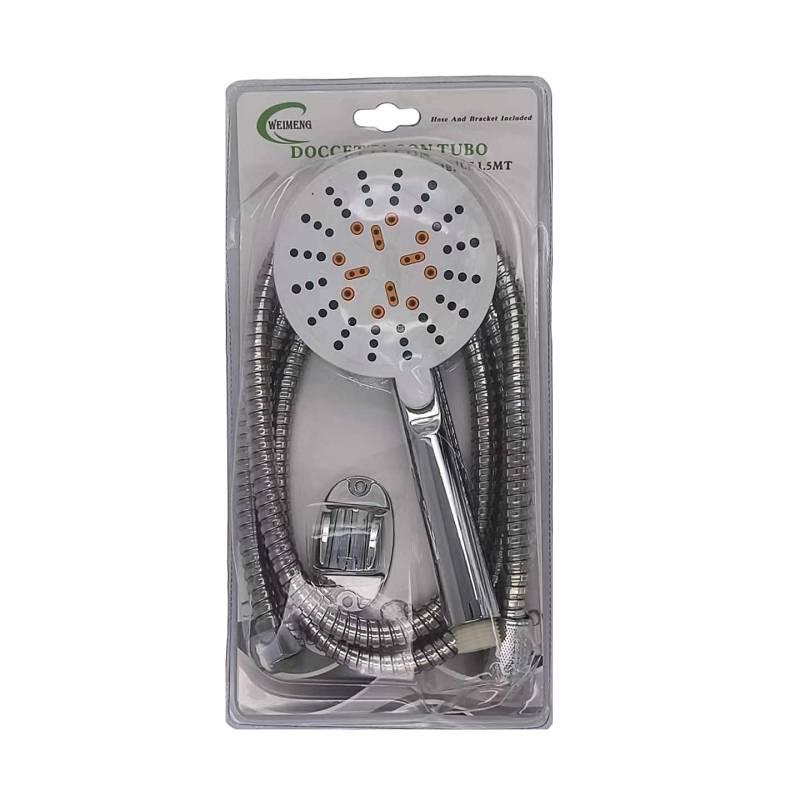 Shower head with spiral and pressure options - 1.5m - 088014