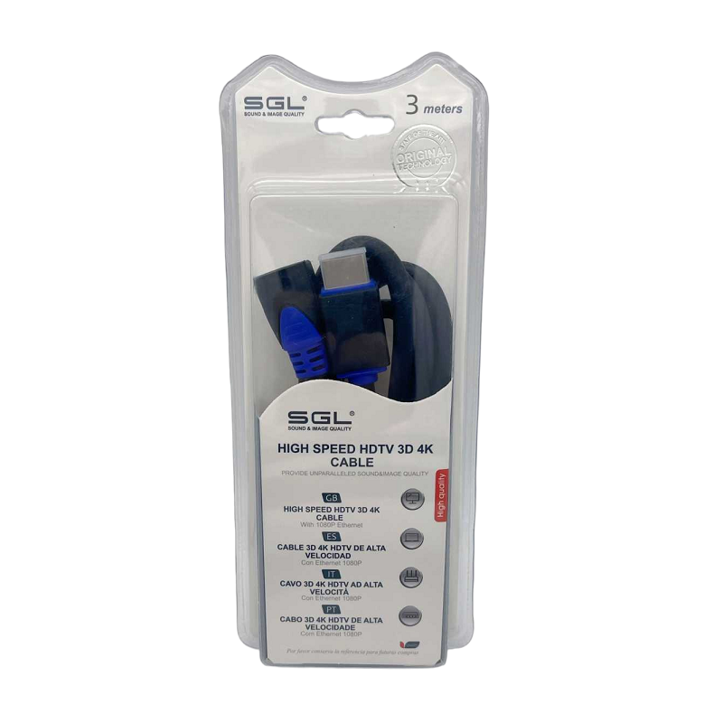 Καλώδιο HDMI γωνιακό - 90° - 1592F - Male/Male - 3m - 095233 - iThinksmart.gr