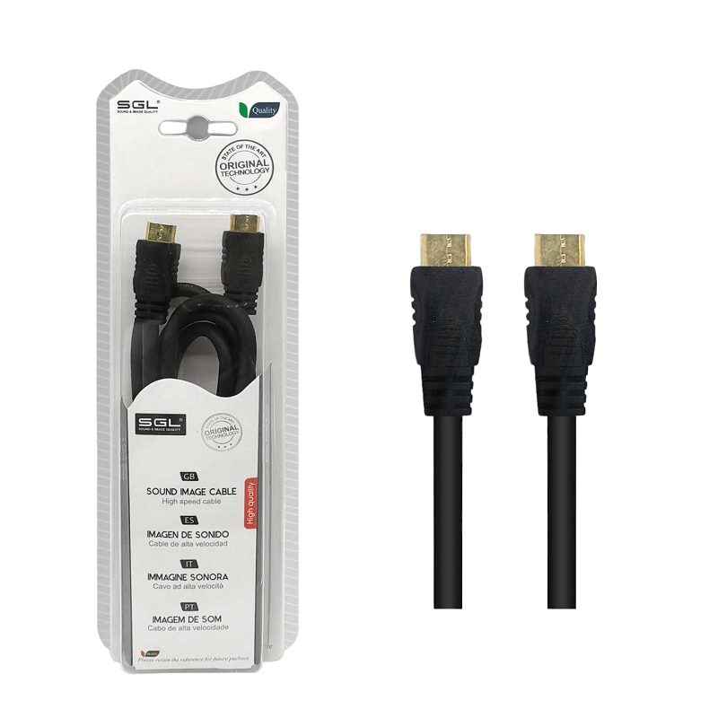 HDTV cable - A1592BB - Male/Male - 3m - 095578