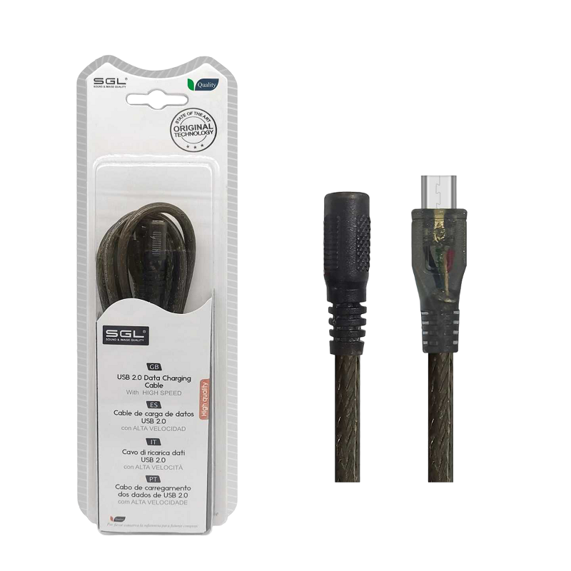 Adapter cable - 22S01 - Micro USB/Jack 3.5mm female - 1.5m - 097930
