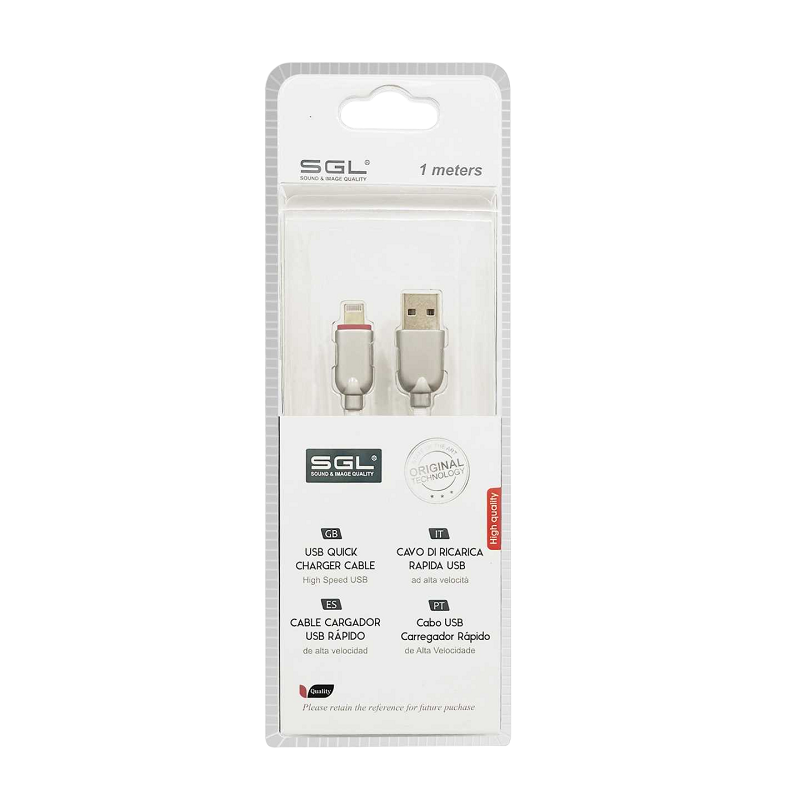 Καλώδιο φόρτισης & data - Lightning - Fast Charge - FA5 - 1m - 099132 - iThinksmart.gr