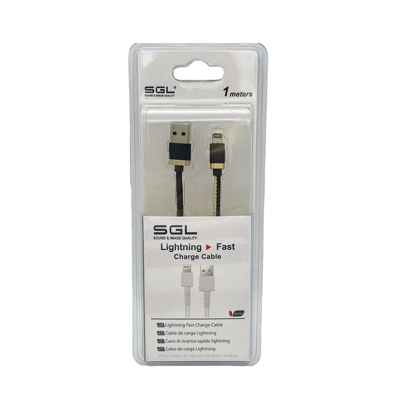 Charging &amp; data cable - Lightning - Fast Charge - R5 - 1m - 099163