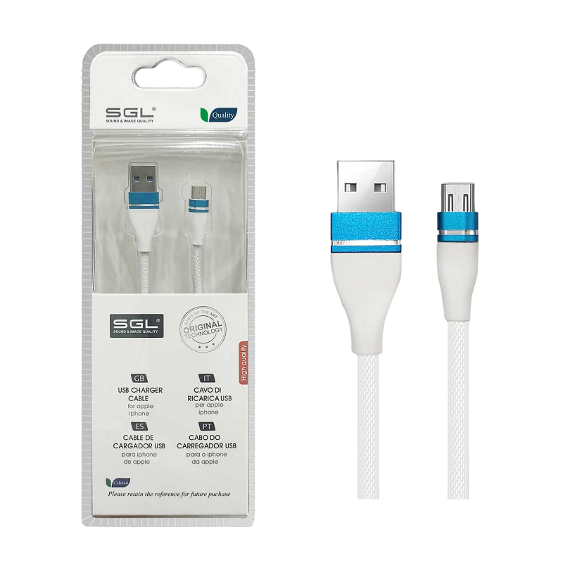 Charging &amp; data cable - Micro USB - Fast Charge - B13 - 1m - 099217