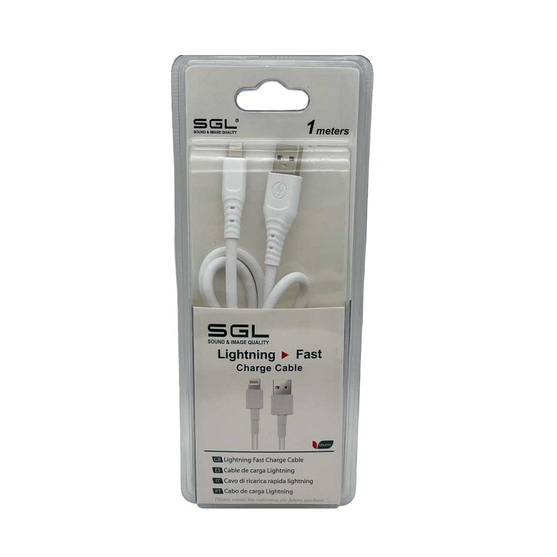 Charging &amp; data cable - Lightning - Fast Charge - FD5 - 1m - 099378