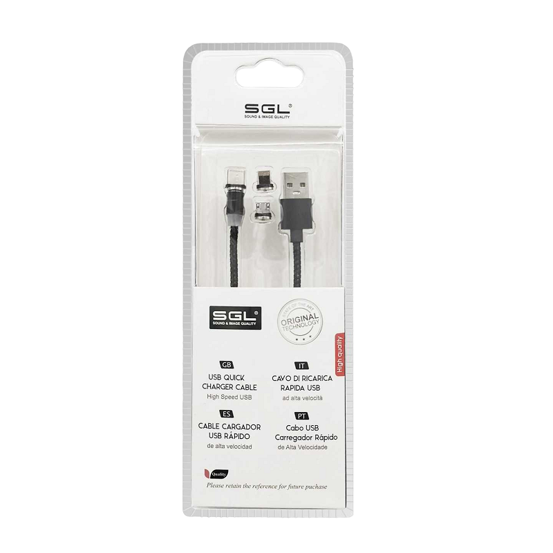 Charging &amp; data cable - 3in1 - Fast Charge - S03 - 1m - 099422