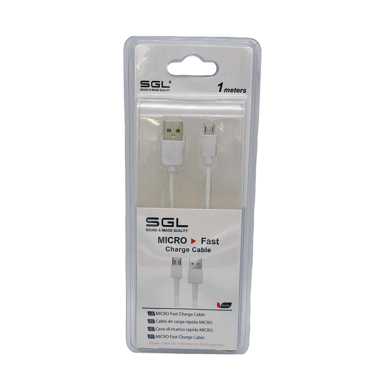 Charging &amp; data cable - Micro USB - Fast Charge - DC13 - 1m - 099446