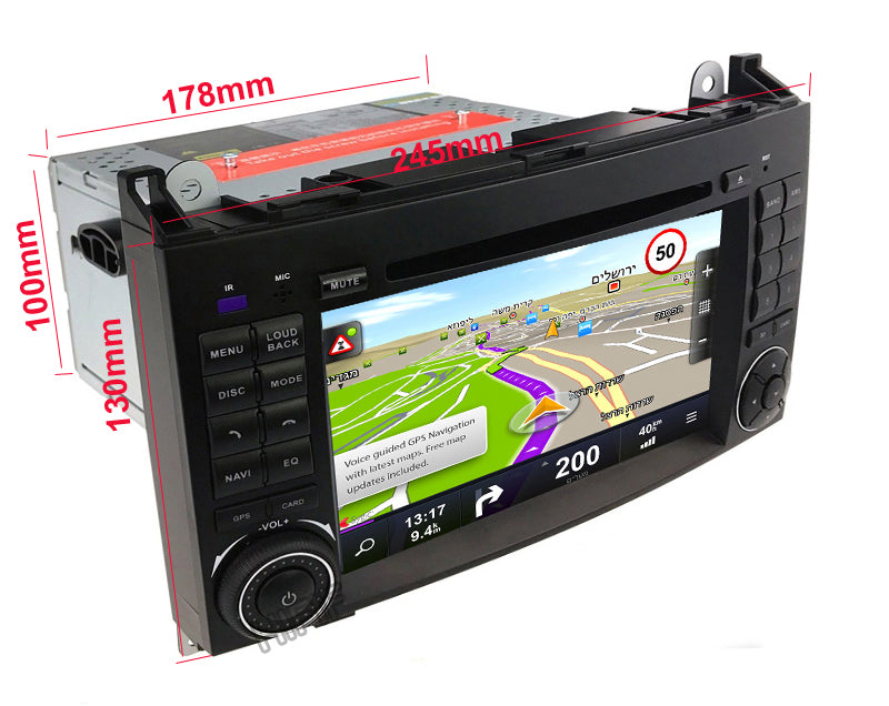 2DIN car audio system - Mercedes - R-Class - Android - 06'-12' - JA-7257