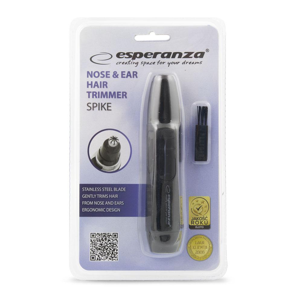 Ξυριστική Μηχανή Μύτης Esperanza Spike - Μαύρο - iThinksmart.gr