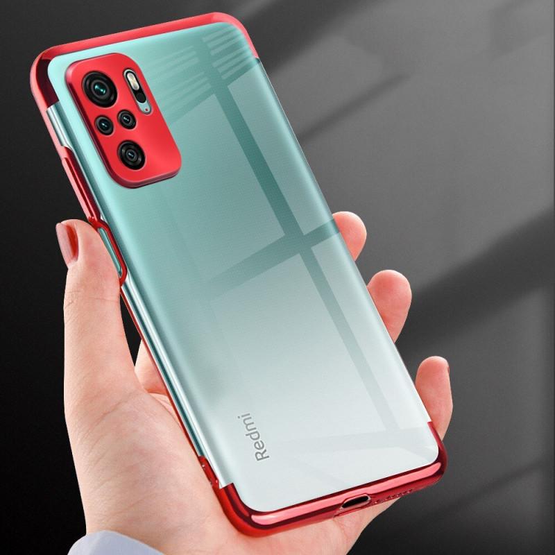 TPU Electroplating Silicone Case - Xiaomi Redmi Note 10 - Red