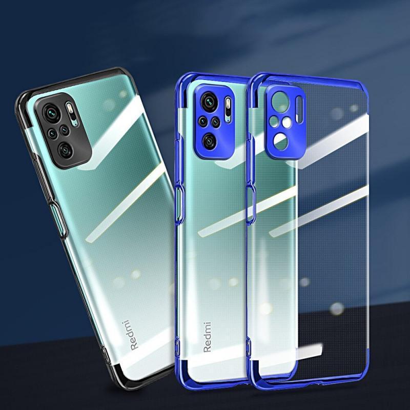 Θήκη Σιλικόνης TPU Electroplating - Xiaomi Redmi Note 10 - Μαύρο - iThinksmart.gr