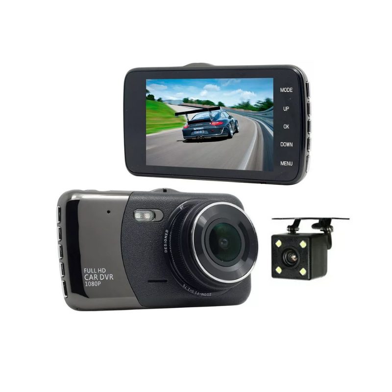 Car recorder - DVR Full HD 1080P with 4"" screen - GDQ - XH-702C - 118045