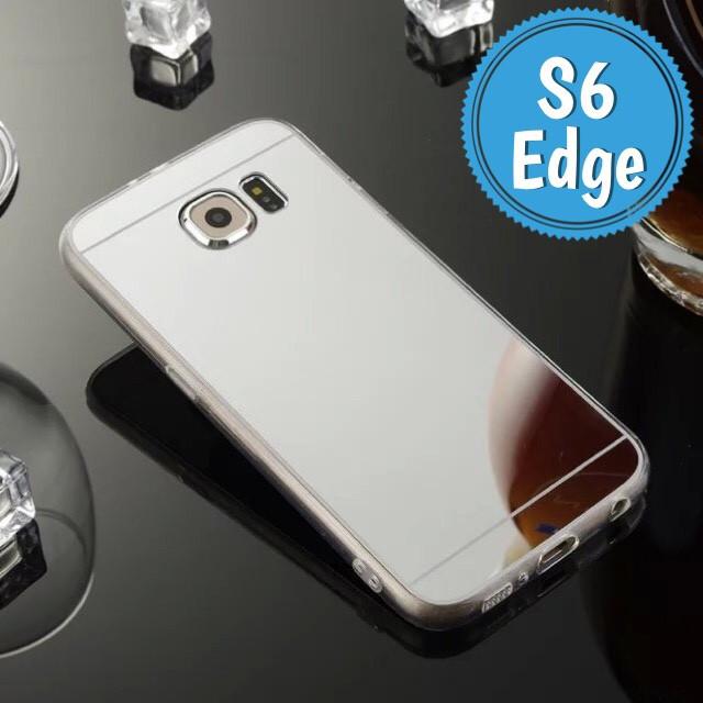 Θηκη TPU "Mirror" Ασημι - Samsung Galaxy S6 Edge - iThinksmart.gr