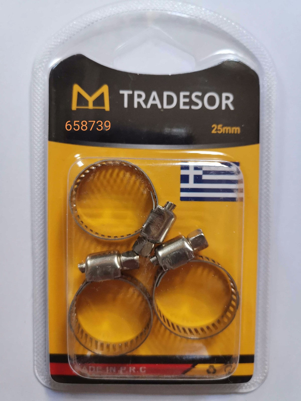 Σετ σφιγκτήρες σωλήνων - 3pcs - 25mm - 658739