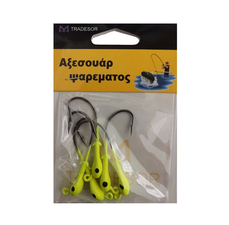 Μολυβοκεφαλές με αγκίστρι - 5gr - 5pcs - 30188 - iThinksmart.gr
