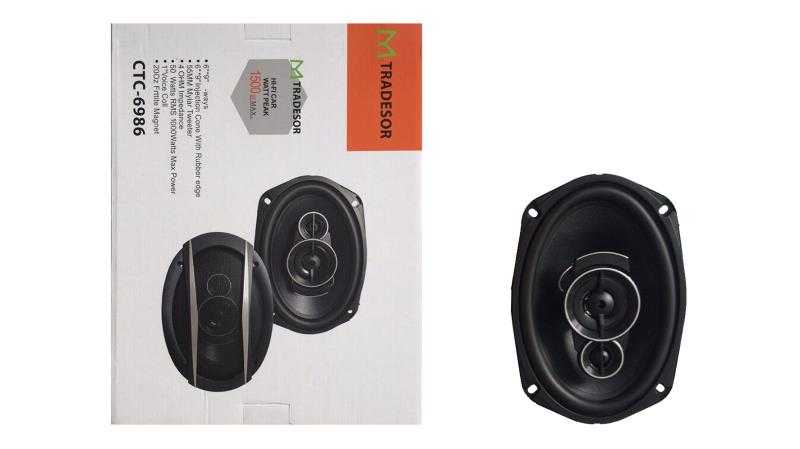 Car speaker - Oval - 6x9' - 1500W - CTC-6986 - 001658