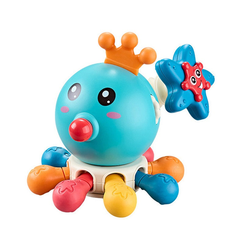 Octopus baby toy - 6033 - 161114 - Blue