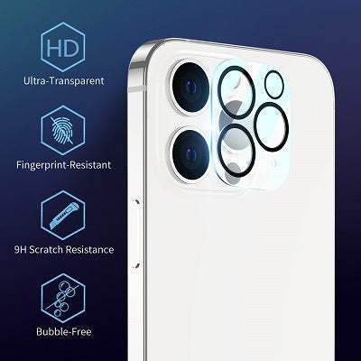 ΟΕΜ Full Camera Tempered Glass 9H iPhone 12 Pro Max - Τζαμάκι / Γυαλί Φακού Κάμερας