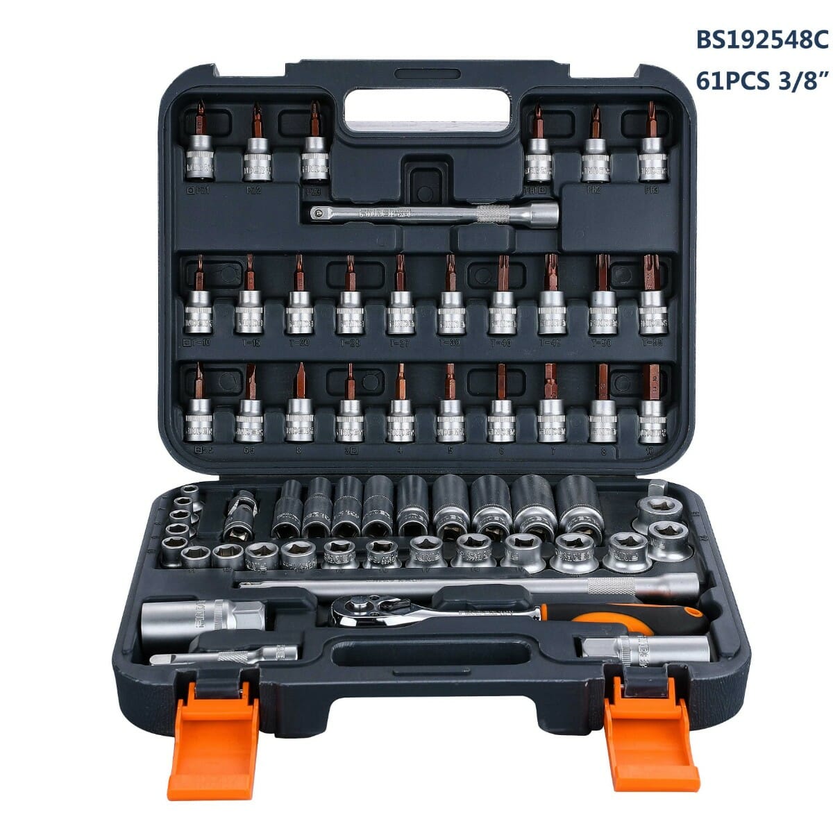 Σετ κεφαλές κατσαβιδιού - 61pcs - Finder - 192548 - iThinksmart.gr