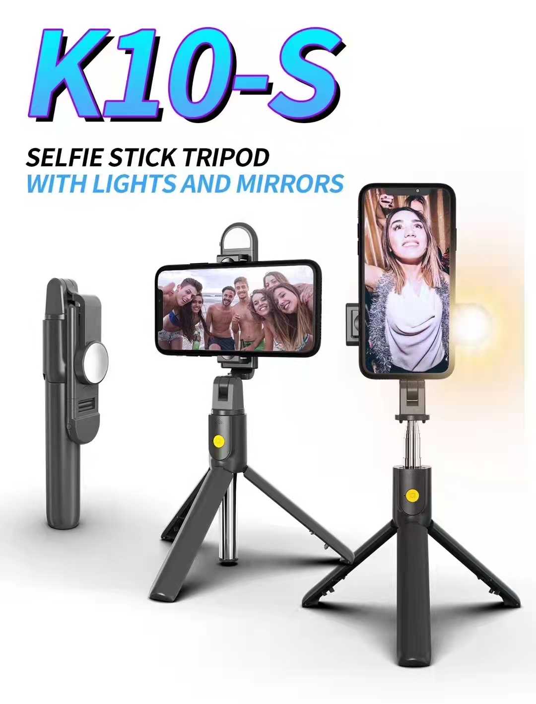 Selfie stick/stand τρίποδο – K10S – 882870