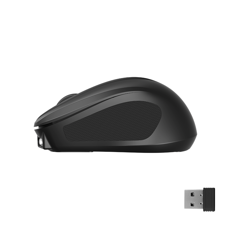Meetion MT-MINIGO Silent Mini 2.4G Optical Wireless Mouse Black
