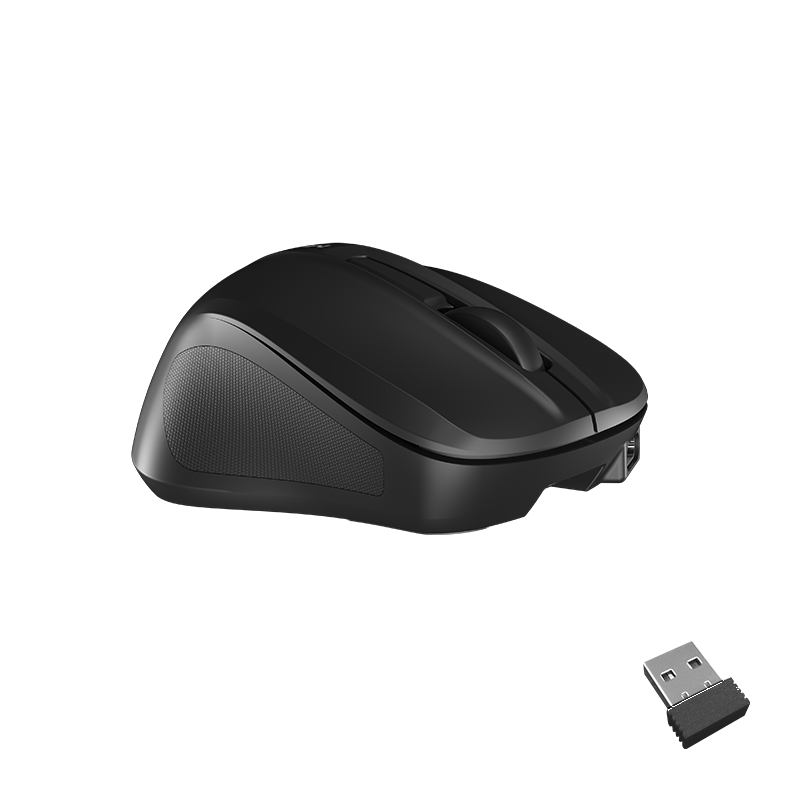 Meetion MT-MINIGO Silent Mini 2.4G Optical Wireless Mouse Black