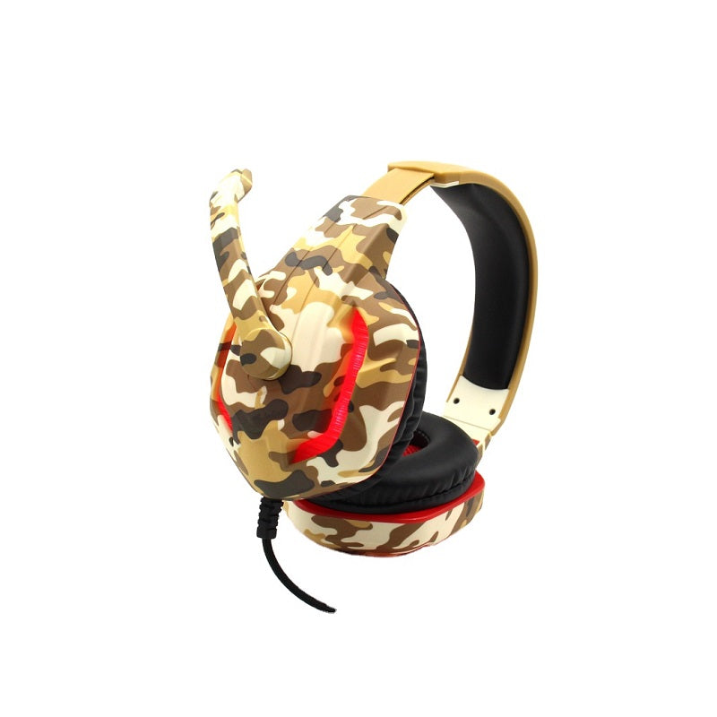 Wired Gaming Headphones - G312 - KOMC - 302810 - Army Brown 