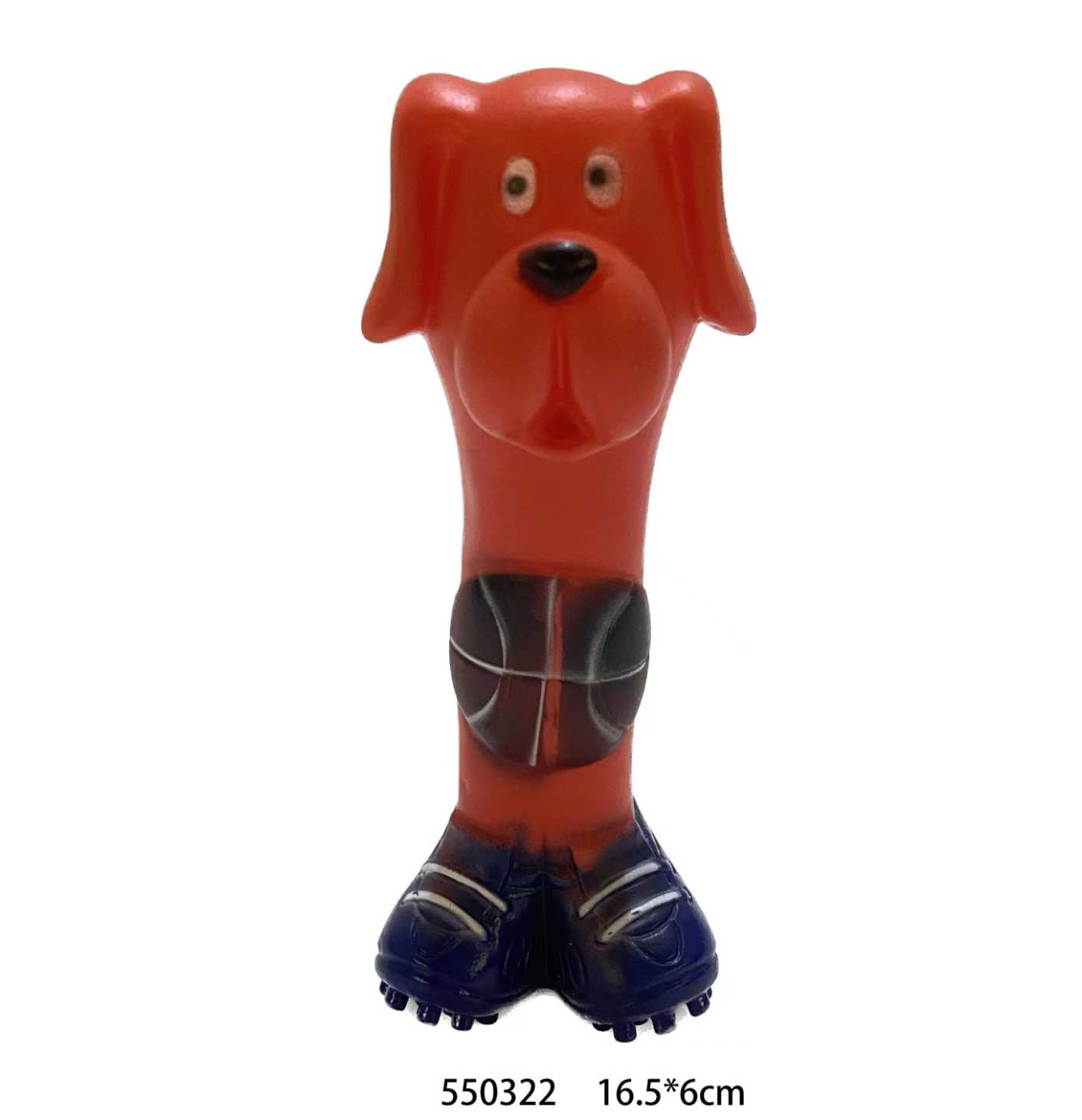 Toy dog ​​animal plastic - 16.5x6cm - 550322