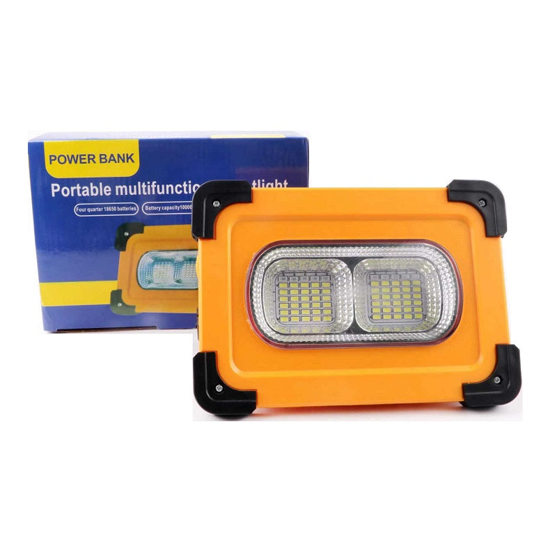 Rechargeable LED flashlight with solar panel - D13 - 200668