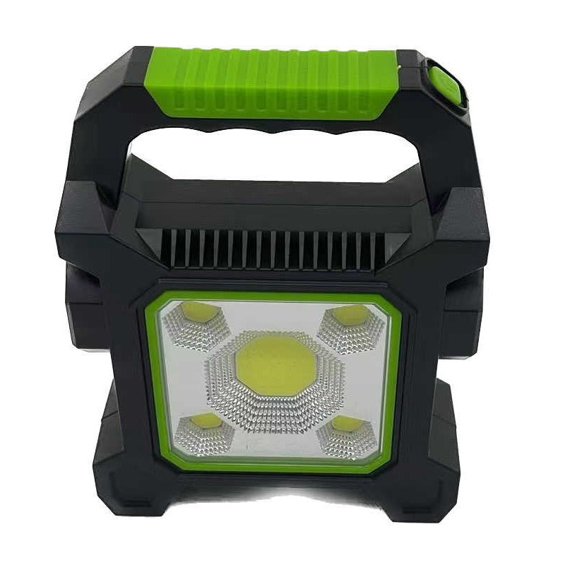 Rechargeable LED flashlight with solar panel - 258A - 200712