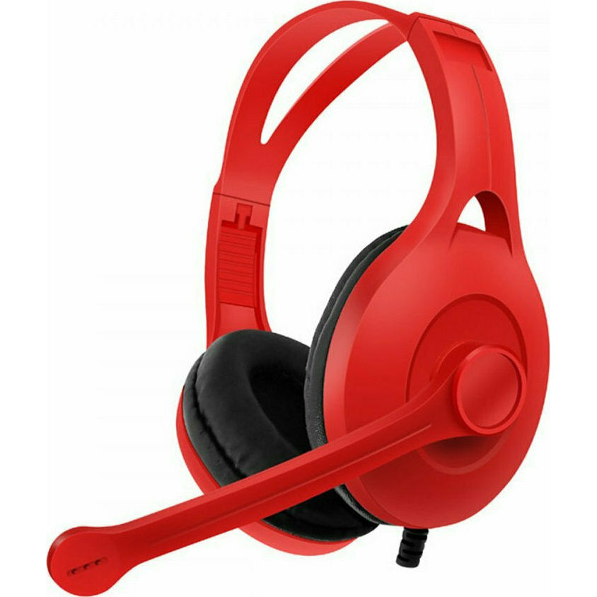 OEM Ακουστικά Κεφαλής Gaming Headset GM-036 με βύσμα 1x3.5mm - Κόκκινο