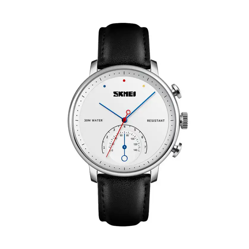 Analog Wristwatch – Skmei - 1399 - 213992 - White/Silver