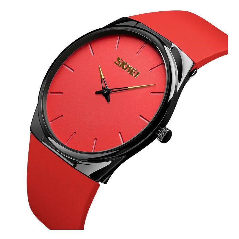 Analog wristwatch – Skmei - 1601 - Red