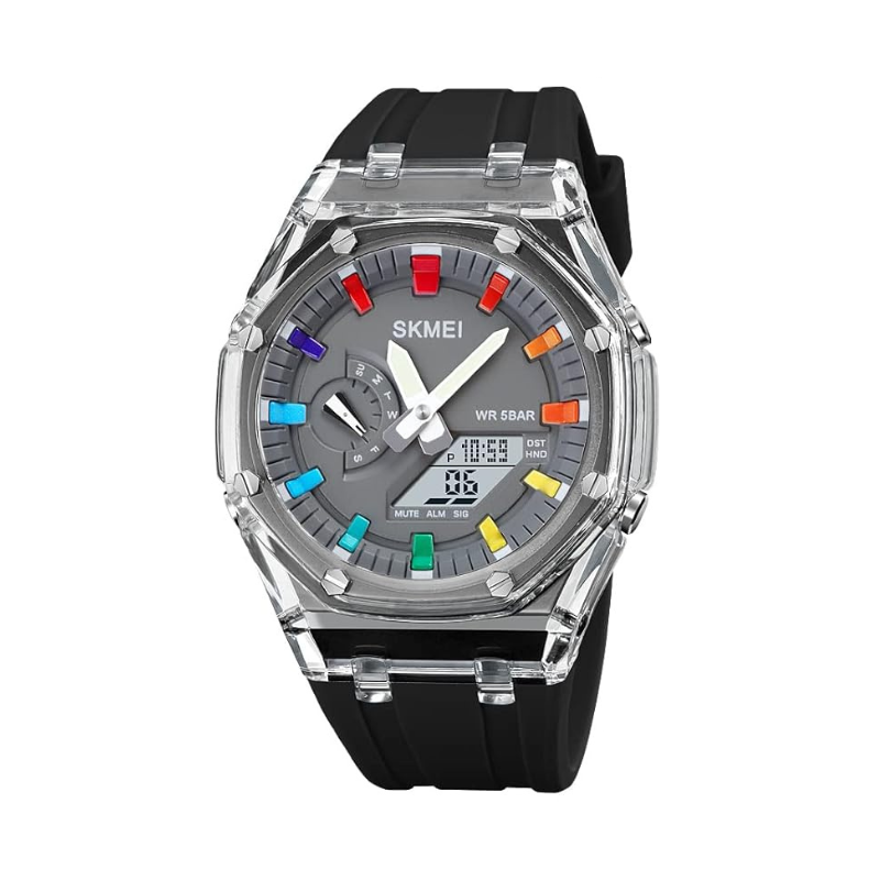 Digital/analog wristwatch – Skmei - 2100 - Black/Grey