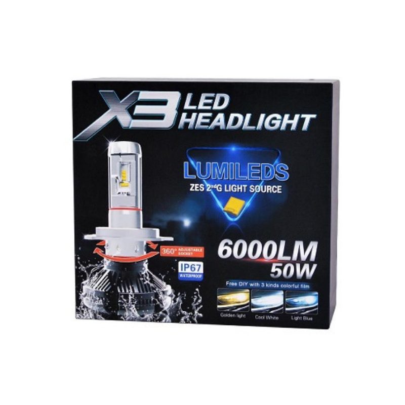 LED lamps - Headlights - H3 - X3 - 239164