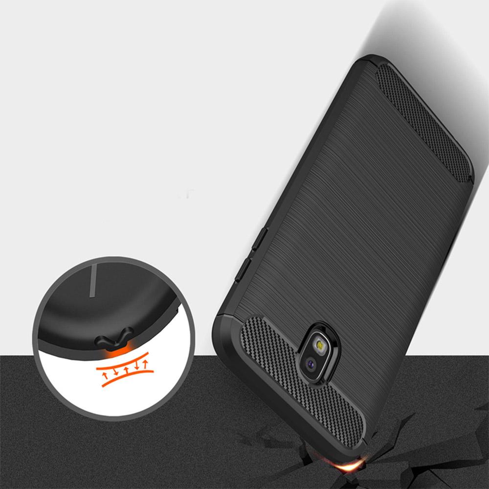 Θηκη TPU Carbon OEM - Samsung Galaxy J7 (2017) - Μπλε - iThinksmart.gr