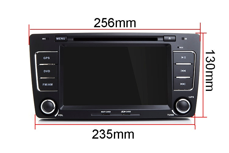 2DIN car audio system - Skoda Octavia - 8305 - Android - 000965