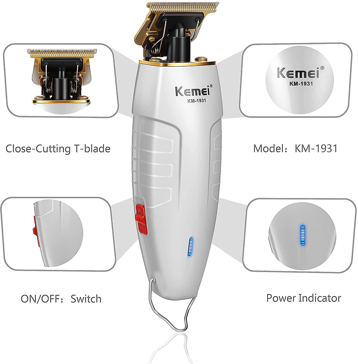 Κουρευτική μηχανή - KM-1931 - Kemei - iThinksmart.gr