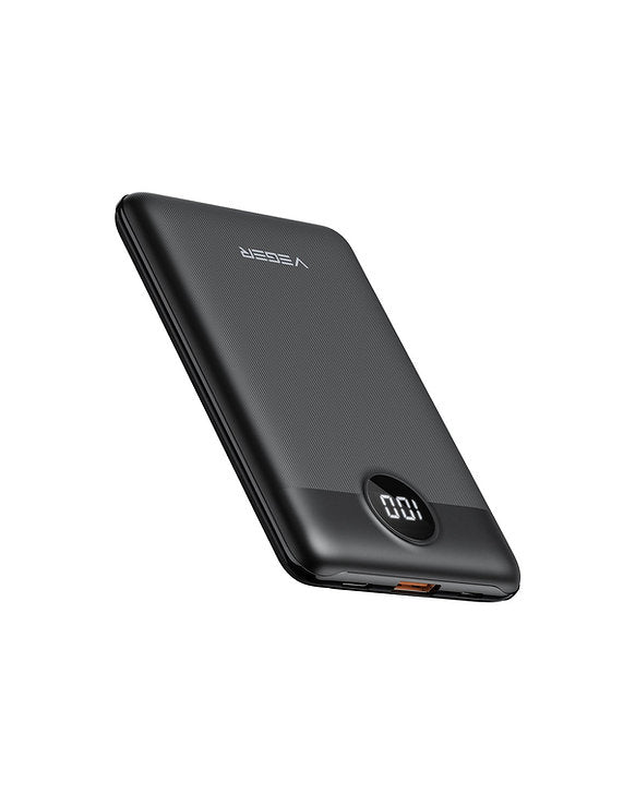 Veger Power Bank VP1140 10000mAh 20W with USB-A Port and USB-C Port Quick Charge 3.0 / Power Delivery - Black
