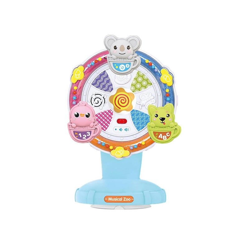 Baby rotating toy with animals - 6665 - 345245 - Blue
