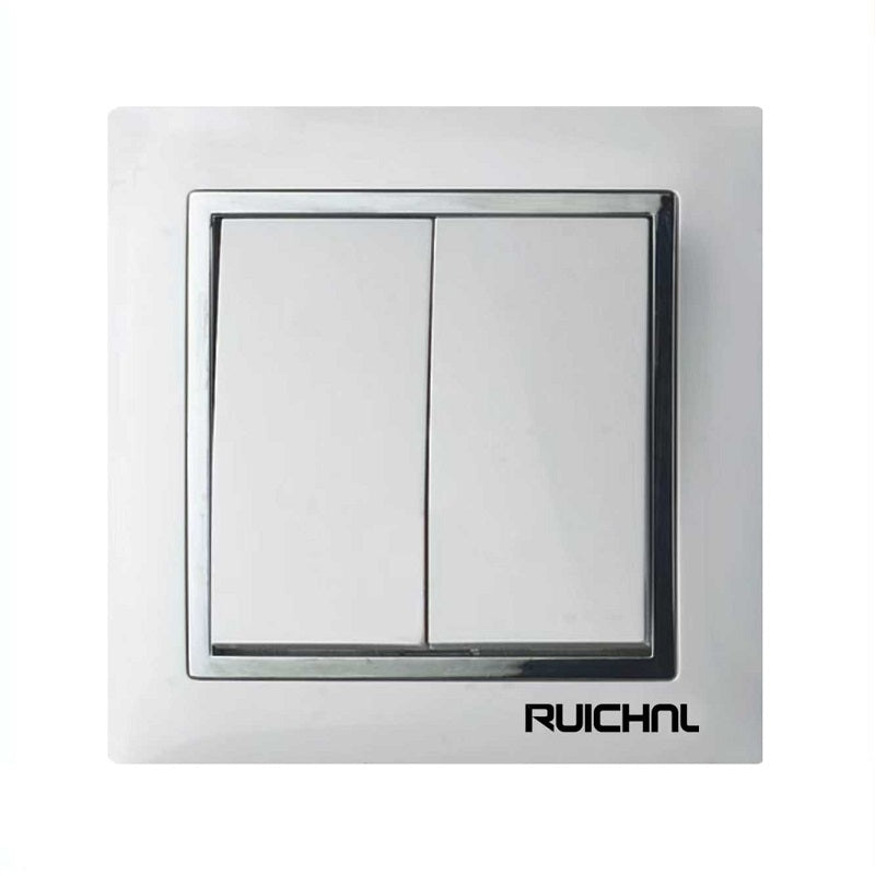 Recessed wall switch - Double - RC3604 - 360401