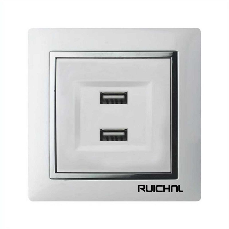 Wall socket with 2 USB ports - Sinker - RC3633 - 363303