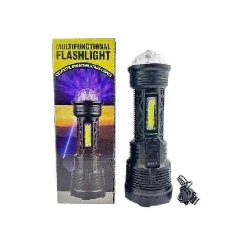 Rechargeable LED flashlight with photorhythm - SD00001 - 374462
